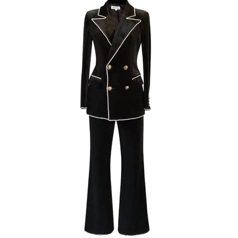 black velvet pantsuit 1995.